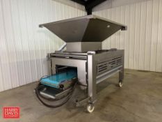 S/S Dough Dividing System 200 with 1,000 LB Capacity Hopper, S/S Cutting Knives, Underneath Supply