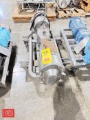 Waukesha Cherry-Burrell Positive Displacement Pump, Model: 130U2, S/N: 4117606: Mounted on S/S Frame