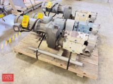 Waukesha Cherry-Burrell Positive Displacement Pump, Model: 060, S/N: 413359-06: Mounted on S/S Frame