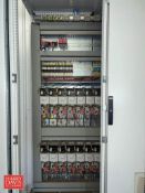 (20) Allen Bradley PowerFlex 40, 7.5 KV, 1 HP Variable Frequency Drives, with Eldon Cabinet