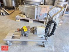Motor with Gear Reducing Drive: Mounted on S/S Cart and YASKAWA V1000 Variable-Frequency Drive