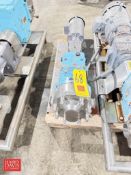 Waukesha Cherry-Burrell Positive Displacement Pump, Model: 04502, S/N: 44100407: Mounted on S/S Base