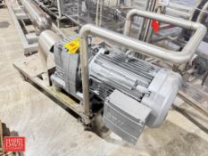 Motor with Gear Reducing Drive: Mounted on S/S Cart - Rigging Fee: $100