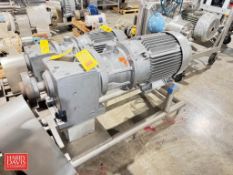 Motor with Gear Reducing Drive: Mounted on S/S Frame - Rigging Fee: $100