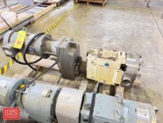 Waukesha Cherry-Burrell Positive Displacement Pump, Model: 060, S/N: 413360-06: Mounted on S/S Frame
