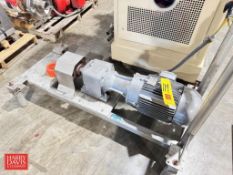 WEG 1,445 RPM Motor with Gear Reducing Drive: Mounted on S/S Frame - Rigging Fee: $100