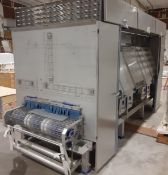 NEW DSI Dantech Crust Freezer, Model: ULTRAFLOW MAX SINGLE BELT 1050-3M (4800L) with Conveyors