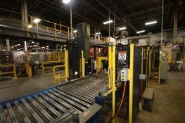 Lantech Stretch Wrapper,with Turntable, with Straight Section of Roller Conveyor (INV#82514)(LOCATED