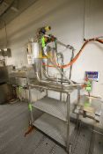 Dual S/S Gravity Fed Funnels,with Associated Piping & Valving, with S/S Control Panel, with S/S
