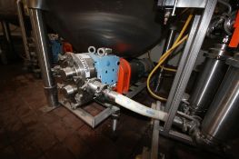 2015 SPX 10 hp PD Pump,M/N 130U1 R10, with Motor, Mounted on S/S Portable Frame (INV#82479)(