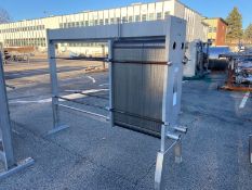 Alfa-Laval 1-Section Plate Press Heat Exchanger,Type H7-FMC, Manuf. No.: 30101-65388, Max. Work