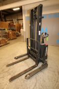 Raymond 2,000 lb Capacity 24V Walkie Pallet Stacker, Model 6210, SN 621-16-10589, with Self