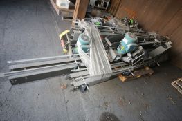 Lot of (10) Sections of Multi Conveyor 8