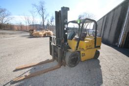 Cat / Clark Aprox. 10,000 lbs. Capacity Propane Forklift, Possibly Model GC50, SN A27701, with 2