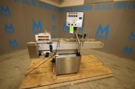 CLI (NJM) S/S Wrap Around Labeler, Model UNI-300, SN 159862HC, with 4