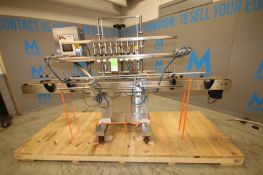 2019 ACASI 8-Head S/S Piston Filler, Model G1300, SN 2252, with Holding Tank / Bowl, 4.5