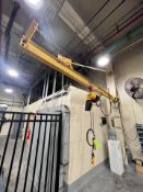 HARRINGTON 1/2-TON ELECTRIC CHAIN HOIST, INCLUDES I-BEAM (SIMPLE LOADING FEE $385)