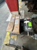 (2) MOTORS, EURODRIVE 5-HP MOTOR, 1758/302 RPM, US MOTORS 50-HP MOTOR, 1780 RPM, 326T FRAME