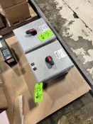 (2) HDI DISCONNECT SWITCHS CAT NO. ME 125MS3A-M2, 125 AMP, 3 PHASE, 75 HP @ 480 VAC