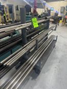 METAL RACK WITH ASSORTED STAINLESS STEEL PIPE(PICTURES FOR QUANTITY)