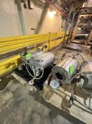 (3) PORTABLE S/S TANKS MOUNTED ON CASTERS, APPROX. 30 IN. D X 19 IN. W (SIMPLE LOADING FEE $220)