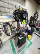 JET PEDESTAL MILLING / DRILLING MACHINE, MODEL JMD-18, S/N 17085221, STOCK 350018
