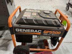 GENERAC GP5500 PORTABLE GENERATOR:GASOLINE 5500 WATTS (SIMPLE LOADING FEE $110)