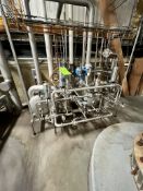 ELMO RIETSCHLE VACUUM PUMP SKID, INCLUDES (2) VACUUM PUMPS, MODEL L-BV5 2BV5121-OHH03-8S-2W02,