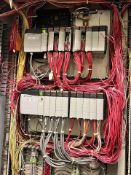 (2) ALLEN BRADLEY CONTROLLER RACKS WITH CONTROLNET COAX CONTROLLERS (SIMPLE LOADING FEE $165)