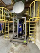 CHILLED WATER SKID WITH ALFA LAVAL PLATE FRAME HEAT EXCHANGER, MODEL M20 MWFD, S/N 30105-63592, SQ