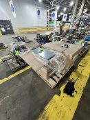 (9) NEW Hammond Wallmount Enclosure with Panel, Catalog # 1418N4AR6 N4, 24 X 12 X 6, Steel/Gray