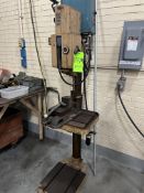 AB ARBOGA MASKINER ARBOGA-SWEDEN GEAR HEAD DRILL PRESS TYPE:GM 2508 NO.260643 VOLT:440 PHASE-3 HZ-60