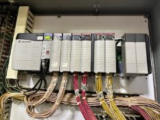 ALLEN BRADLEY CONTROLLER RACK WITH ALLEN BRADLEY ETHERNET/IP CONTROLLER, CAT 1756-A10 (SUBJECT TO