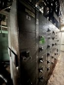 CUTLER-HAMMER 72 BUCKET MOTOR CONTROL CENTER (MCC), ADVANTAGE SERIES 2100, 480V, 3 PHASE