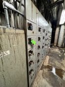 CUTLER-HAMMER 96-BUCKET MOTOR CONTROL CENTER (MCC), ADVANTAGE SERIES 2100 (SIMPLE LOADING FEE $3,50