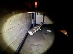 (2) VIBRATORY CONVEYORS . FEEDERS, S/S FUNNEL(2) ERIEZ MAGNETIC FERROUS TRAPS AND MORE (SEE PHOTOS)