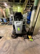 NILFISK ADVANCE FLOOR RIDE-ON FLOOR SWEEPER, MODEL SW4000 908440310, S/N 3510230200470, DATE CODE: