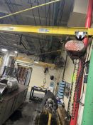 CM SERIES 633 OVERHEAD BRIDGE CRANE CAP. 1/2 TON WITH HOIST SYSTEM (SIMPLE LOADING FEE $275)