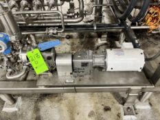 SPX WAUKESHA CHERRY BURRELL 1-HP POSITIVE DISPLACEMENT PUMP, MODEL 006 U2, S/N 1000003