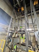 FLEXICON SUPERSAC UNLOADER / BULK BAG DISCHARGER, INCLUDES I-BEAM WITH ELECTRIC HOIST, FLOW-