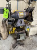BALDOR-RELIANCE GRINDER/BUFFER CAT NO. 1022WD H.P. 1 VOLTS 115/230 PHASE 1 AMPS 5.4/2.7 HZ 60 R.P.M.