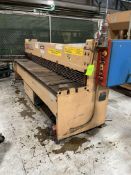 NIAGARA IF-10 POWER SQUARING SHEARS UNDERDRIVE SERIES CATALOG NO. 1F-10-1/4 FACTORY NO. 62504