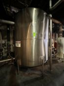 B&G MACHINE CO APPROX. 2,500 GALLON S/S TANK, APPROX 106 IN. H X 85 IN. W (SIMPLE LOADING FEE $2,47