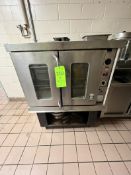 MONTAGUE 2-DOOR S/S CONVECTION OVEN, MODEL EK-15A (SIMPLE LOADING FEE $110)
