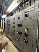 CUTLER-HAMMER 96-BUCKET MOTOR CONTROL CENTER (MCC), ADVANTAGE SERIES 2100