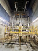 FLEXICON SUPERSAC UNLOADER / BULK BAG DISCHARGER, INCLUDES I-BEAM WITH ELECTRIC HOIST, FLOW-