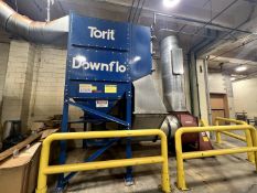 DONALDSON TORIT DOWNFLO DUST COLLECTOR, MODEL DF T3-24, S/N IG562777-002, 12-CARTRIDGE