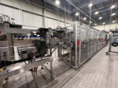 BAUMER UNIVERSAL CASER WITH SHRINK TUNNEL, MODEL 551, S/N 070661551