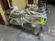 Lot of S/S Fittings & (2) Portable Carts