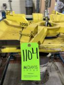 FLEXICON SUPERSAC UNLOADER, BULK BAG DISCHARGER SERIAL NO.54332 3200 LBS MAX LOAD, INCLUDES I-BEAM